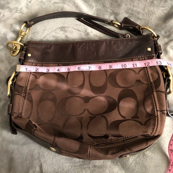 Coach Signature ZOE Canvas Hobo - Picture 6 of 10